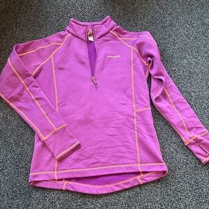 Avalanche fitted warm fleece lined 1/4 quarter zip top L large